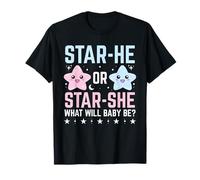 Star He Or Star She What Will Baby Be Gender Reveal T-Shirt