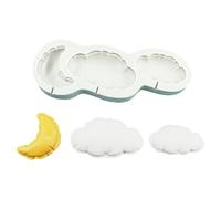 Star Heart Clouds Silicone Baking Molds Heat Safe Reusable Cake Chocolate Jelly Tools Easy Ecologye Friendly Kitchen Baking Tool