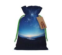Star Heart Print Drawstring Pouch For Gifts,Reusable Adorable Gift Bags,Perfect For Jewelry And More
