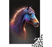 Star Horse Puzzles for Adults,1000 Piece Jigsaw Puzzles for Adults, Paper Puzzle Fun Decompressing Game 1000pcs (38x26cm)