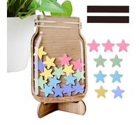 Star Jar: Suitable Cute Star Reward Magnetic Jar, Classroom Management Tools, Portable Positive Behavior Reward Table, Pair Classroom Board