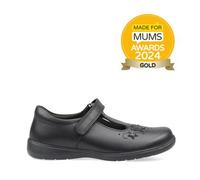 Star Jump Black Leather School Shoes Start-Rite Black 1F