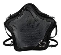 Star Kawaii Backpack Pu Leather Ita Bag Backpack Y2k Shoulder Bag Aesthetic Cute Backpack