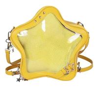 Star Kawaii Backpack Pu Leather Ita Bag Backpack Y2k Shoulder Bag Aesthetic Cute Backpack