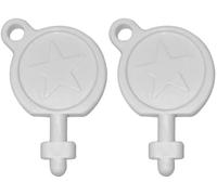 Star Key, Compatible with Kimberly Clark Toilet Paper and Hand Towel Dispensers #77412 (2)