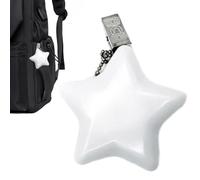 Star Keychain Light - LED Purse Night Lamp, Touch Accessory, Sensor Activated Mini Pendant, Lightweight Portable Gadget, Fashionable Build, Handy Use for Girls Women Travel