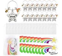 Star Keychains for Students,Motivational “You’re a Star” Key Rings with Rainbow and Bee Charms, Teacher End of Term Graduation Gifts for Kids, Bulk Class Keepsakes for School Leavers, 2026 (15)