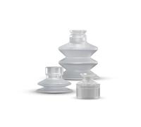 Star Large Dia 1/2/3 Layer 04S1~20S3 Series Air Fitting Pneuamtic Vacuum Silicone Rubber Suction Sucker Cup Chuck Pad(M-08S3-B,QTY-10PCS)