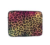 Star Leopard Print Laptop Case 13 inch, Shockproof Protective Computer Sleeve Cover Water Resistant Laptop Bag Carrying Tablet Cover Briefcase Handbags Gifts for Men Women
