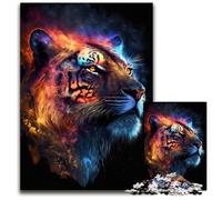 Star Lion Jigsaw Puzzles for Adults 1000 Piece Jigsaw Puzzles Interactive Family Game, DIY Home Decor, Brain Teaser Gift 26X38CM/10.23x14.96inch