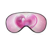 Star Love Style Eye Mask, Side Sleeping Mask Light Blindfold Sleeping Mask Nose Pad and Elastic Band for Children Women and Men