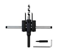 Star-M Circle Cutter 30-120mm, Adjustable Saw with Twin-blades, 18 Volts, Wood, 30×120 Model Number