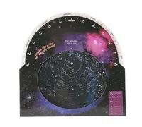 Star Map Night Sky Guide for Astronomy, Sky Maps, Displays the Locations of 100 Star Clusters, Nebulae, and Galaxies