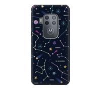 Star Map Zodiac Constellations Case Cover For Motorola Moto One Zoom, Moto One Pro