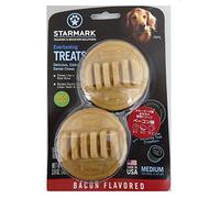 Star Mark Everlasting Bacon Dog Dental Chew, Medium, 3.6 oz