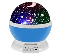 Star Master Blue 2-in-1 Rotating Starry Night Light & Projector