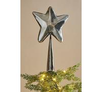 Star Metal Tree Topper by Gatski at Free People in Pewter