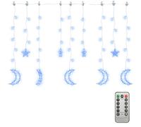 Star&Moon Fairy Lights Remote Control 138 LED/345 LED Multi Colours vidaXL