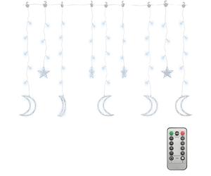 Star&Moon Fairy Lights Remote Control 138 LED/345 LED Multi Colours vidaXL