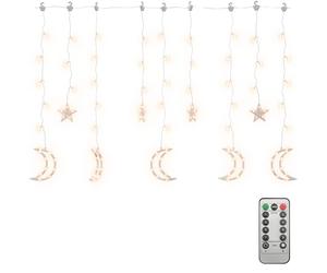 Star&Moon Fairy Lights Remote Control 138 LED/345 LED Multi Colours vidaXL