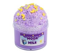 Star Moon Purple Bear Foam Decompression Crystal Mud Toy Slime Kit, Super Soft and Non Sticky DIY Slime Surprise Toys, for Kids, Stress Relief Putty Toy for Girl and Boys