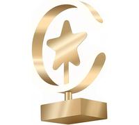 Star Moon Wall Sconces,LED15W Infinite Dimming Lamp Bedroom Bedside Night Light,Hanging Lights