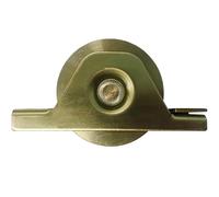 Star Motor Steel Castors Diameter 78 mm with Mounting Bracket - Sliding Gate Castors for Frame Mounting, Galvanised, Double Ball Bearings, Load Capacity 300 kg - Models O-079 / V-079 / T-079A (O-shape