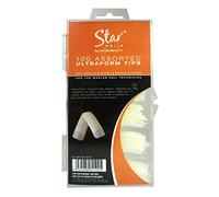 Star Nails Ultra Form Tips 100 Assorted - Pack of 100