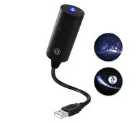 Star Night Projector - ABS 11.5x7.3x3cm 4.53x2.87x1.18in 360 Degree | Adjustable Galaxy Projector With 2 Star Slides And USB 5V Power | Mini | For Bedroom Ceiling Wall And Room Decor