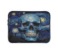 Star Night Skull Laptop Sleeve Bag for 13-13.3Inch, Waterproof Shockproof Laptop Quilting Case, Slim Lightweight Design for Work-M
