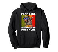 Star-Nosed Mole Retro Design Star-Nosed Mole Pullover Hoodie