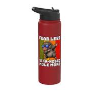 Star-Nosed Mole Retro Design Star-Nosed Mole Stainless Steel Insulated Water Bottle