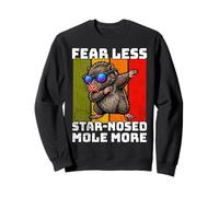Star-Nosed Mole Retro Design Star-Nosed Mole Sweatshirt