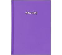 Star Note 2025-2026 A5 Page a Day Academic Diary School Planner Student Oragniser - Purple