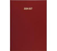Star Note 2026-2027 Academic Diary School Planner Student Oragniser (Burgundy, A5 Page a Day)