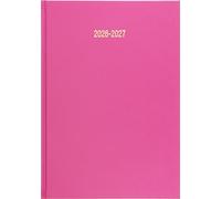 Star Note 2026-2027 Academic Diary School Planner Student Oragniser (Deep Pink, A4 Page a Day)