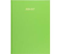 Star Note 2026-2027 Academic Diary School Planner Student Oragniser (Lime Green, A5 Page a Day)