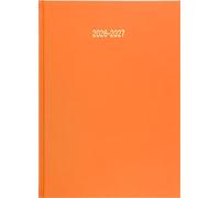 Star Note 2026-2027 Academic Diary School Planner Student Oragniser (Orange, A5 Page a Day)