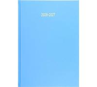 Star Note 2026-2027 Academic Diary School Planner Student Oragniser (Sky Blue, A4 Page a Day)