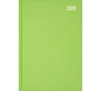 Star Note 2026 A4 Page a Day Diary Planner Daily Organiser - Lime Green
