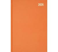 Star Note 2026 A4 Page a Day Diary Planner Daily Organiser - Orange