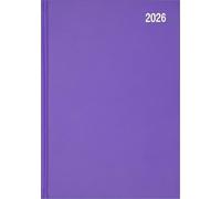 Star Note 2026 A4 Page a Day Diary Planner Daily Organiser - Purple