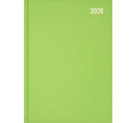 Star Note 2026 A5 Page a Day Diary Planner Daily Organiser - Lime Green
