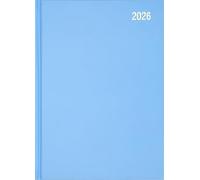 Star Note 2026 A5 Page a Day Diary Planner Daily Organiser - Sky Blue