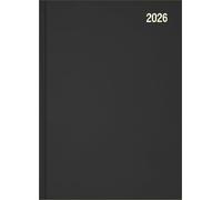 Star Note 2026 A5 Week to View Diary Planner Daily Organiser - Black