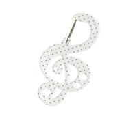 Star Note Shape Carabiner Acrylic Buckle Keychain Multipurpose Keyring Hook Bag Decorative Buckle For Backpack Handbag Acrylic Keychain