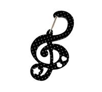 Star Note Shape Carabiner Acrylic Buckle Keychain Multipurpose Keyring Hook Bag Decorative Buckle For Backpack Handbag Acrylic Keychain