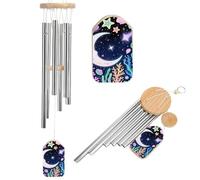 Star Ocean Pattern Wind Chimes for Outside Memorial Tuned Outdoor Windchimes Large Garden Decor Wind Chime with Melodious Sound for Mom Dad Grandma Home Garden Patio Decor