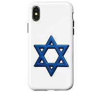 Star of David Blue - Jewish Symbol Spiritual Design Case for iPhone X/XS