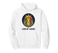 Star of David Lion of Judah Zion Emblem Pullover Hoodie